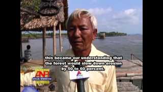 The effect of erosion along coastal zones in Thailand [upl. by Euhsoj]