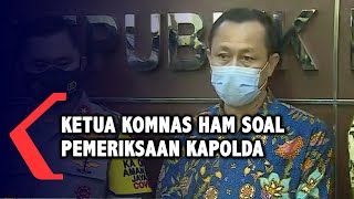 FULL Pernyataan Ketua Komnas HAM Usai Periksa Kapolda Metro Jaya [upl. by Neehar]