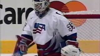 1996 World Cup of Hockey Preliminary Round USA vs Canada [upl. by Aihcila158]