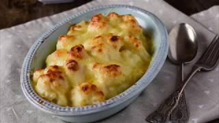 Coliflor gratinada con bechamel y queso [upl. by Body]