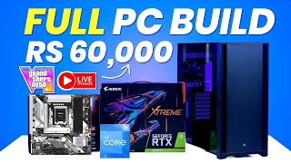 Rs 60000 Full Setup🔥Gaming PC Build in 2024 [upl. by Hendrickson]