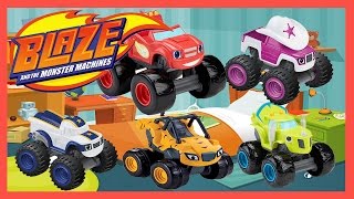 Nursery Rhyme Blaze and the Monster Machines  5 Little Monkeys Childrens Songs With Blaze [upl. by Nuhsal694]