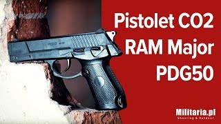 Pistolet na kule gumowe  Major PDG50 50  bez zezwolenia Militariapl [upl. by Otsirave]