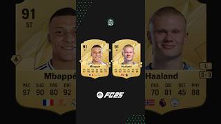 Mbappe vs Haaland  FIFA Evolution ⚡ From FIFA 17 to FC 25 mbappe haaland evolution [upl. by Uri]