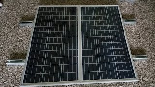 UNISTRUT SOLAR PANEL MOUNT How to install solar panels Using UnistrutSuperstrut [upl. by Ilise]