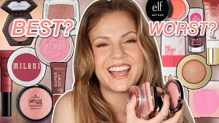 Best amp Worst Drugstore Blushes 2023 [upl. by Oirevlis579]