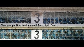 Clean Hard Water Stains from Pool Tiles Fast amp Easy [upl. by Sirromed]