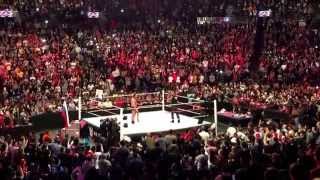 The Rock Owns Rusev amp Lana at WWE RAW Brooklyn [upl. by England]