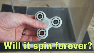 How Long Can a Fidget Spinner Spin In a Vacuum Chamber Will It Spin Forever [upl. by Marjorie341]