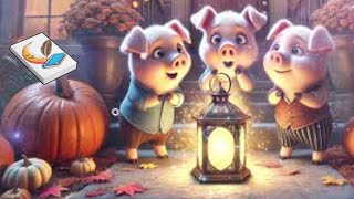 Les Trois Petits Cochons et la Lanterne Magique d’Halloween  Histoire pour s’endormir [upl. by Auof762]