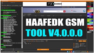 Haafedk GSM Tool Free Version V4000  Remove FRP  Erase MIicloud  Bootloader Unlock [upl. by Lorollas618]