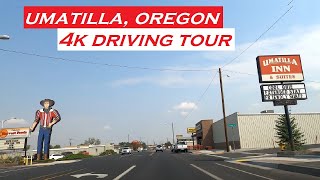 Umatilla Washington  4k Driving Tour  Dashcam [upl. by Faustine112]