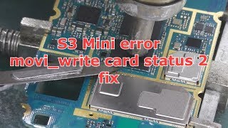 S3 Mini error moviwrite card status 2 fix [upl. by Mauldon]