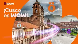 ¡Cusco es WOW💜 Ahora nuestro Internet WOW llega a la ciudad Imperial 🛜 WOW InternetWOW [upl. by Kotz]