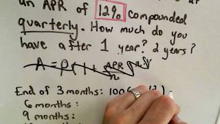 Compound Interest  More than Once Per Year [upl. by Costin591]