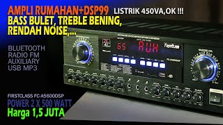 Ampli Rumahan Bass Bulet Treble Bening FCA5600DSP [upl. by Norel]