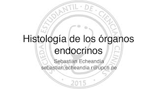 Histología  Órganos Endocrinos [upl. by Hgielac]