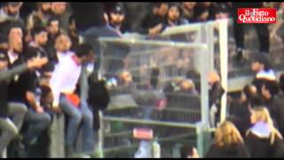 Coppa Italia le trattative fra autorità e ultras Napoli per iniziare la partita [upl. by Hannasus]