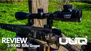 UUQ 3 9X40 Rifle Scope with Knit Gun Sock [upl. by Ttegirb624]