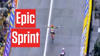 Tour of Flanders 2024 Womens Highlights Elisa Longo Borghini vs Kasia Niewiadoma [upl. by Grube]