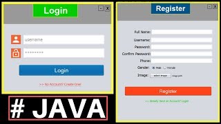 Java Project Tutorial  Make Login and Register Form Step by Step Using NetBeans And MySQL Database [upl. by Lupee]