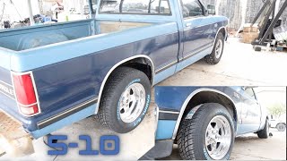 WHEELS AND TIRES ON THE S10 [upl. by Ahsiral899]