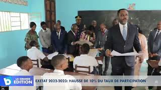 EXETAT 20222023 Hausse de 10 du taux de participation [upl. by Weide523]