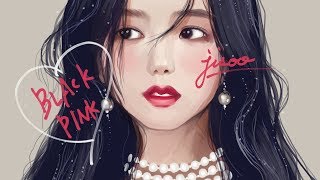 BLACKPINKジス描いてみた。【BLACKPINK JISOO지수】 [upl. by William]