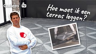 Hoe moet ik een terras leggen Volg deze stappen [upl. by Sholom]