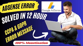 CCPA privacy message in Adsense  ccpa settings in adsense How To Fix GDPR and CCPA Privacy [upl. by Stanford759]