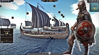 Total War Saga Thrones of Britannia  Epic Cinematic Naval Battle  Vikings vs West Seaxe [upl. by Arrekahs971]