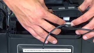 FARGO DTC1500 how to install OMNIKEY 5121 contactless encoder [upl. by Augusta]