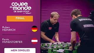 2022 ITSF World Cup  Men Singles Final  Ruben HEINRICH 🇩🇪 vs Kevin HUNDSTORFER 🇦🇹 [upl. by Mahmoud574]