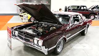 1966 Oldsmobile 442 Convertible Walkaround Exterior Tour BarrettJackson Las Vegas NV June 2023 [upl. by Nuawd]