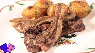 🥩CHULETAS DE CORDERO AL HORNO♨️RECETAS FÁCILES [upl. by Arraes]