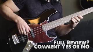 Quick Test  76 Bass Ammoon Fender Jazz Bass Style from Ebay [upl. by Eelah921]