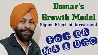 Domar Growth Modelhaben Sie Institute Dr Harjeet Singh [upl. by Benoite]