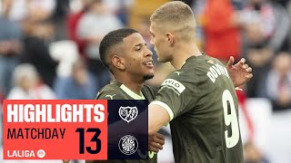 Resumen de Rayo Vallecano vs Girona FC 12 [upl. by Jordanson]