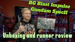 Unboxing  RG Blast Impulse Gundam Spec II  4K [upl. by Eneiluj458]