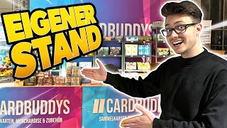 Unser ERSTER Pokémon Karten Messestand 😱 Cardbuddys VLOG [upl. by Harod41]