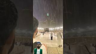 Live barish Haram shrif rain makkahmadeenah storm makkahlive youtubeshorts shorts [upl. by Jelsma416]