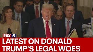 Latest on Donald Trumps legal woes [upl. by Marci]