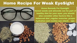 Weak Eyesight Remedy By Fork and Knife  Nazar ki Kamzori Home made Remedy  eyesight homemade [upl. by Oinotla162]