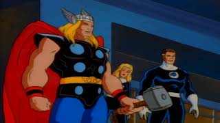 Thor amp Fantastic Four defeat Galactus  Fantastic Four Animated Series Easter egg [upl. by Anaitak22]