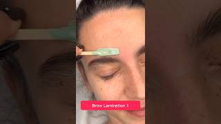 Brow Lamination in seconds 1 [upl. by Neerod]