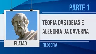 PLATÃO 1 – TEORIA DAS IDEIAS E O MITO DA CAVERNA  FILOSOFIA [upl. by Griz]