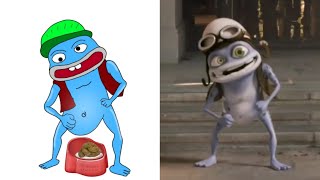 Crazy frog  Beverly hills cop Axle F Funny drawing meme video [upl. by Vinia781]