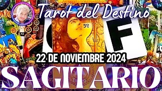 SAGITARIO HOY ♐️ Horóscopo de hoy 22 de Noviembre 2024  Tarot del Destino sagitario [upl. by Griffith]