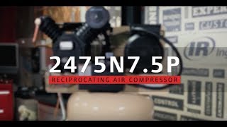 Ingersoll Rand 2475N75P Air Compressor [upl. by Anyt]