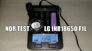 LiitoKala NOR TEST  LG INR18650 F1L [upl. by Harlan]